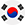 circle icon of south korea flag