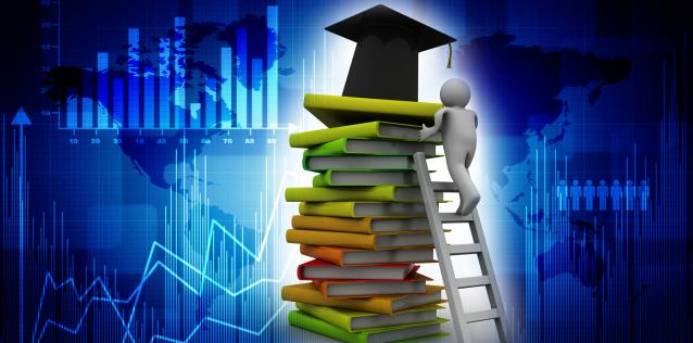 Books Ladder Cap with Charts_Education Themed
