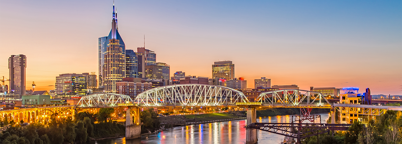 Nashville, Tennessee Skyline