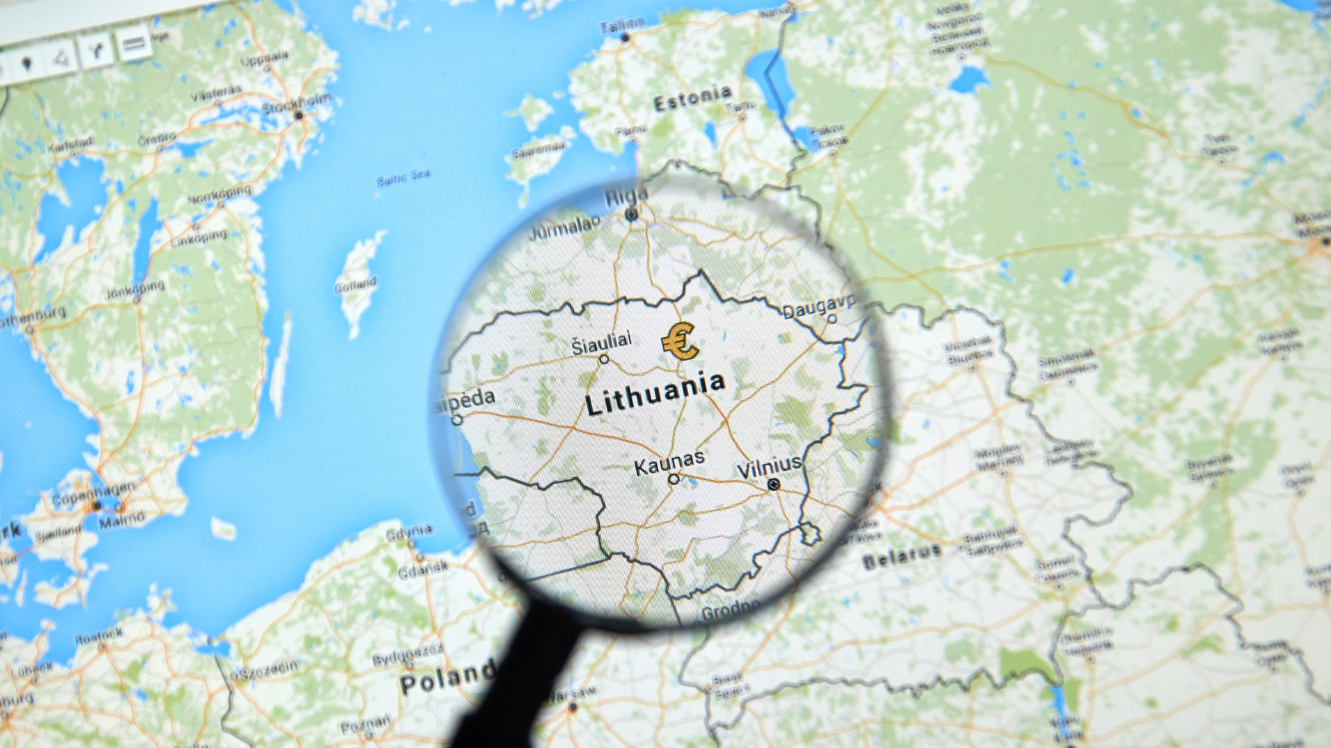 Lithuania on Google Maps