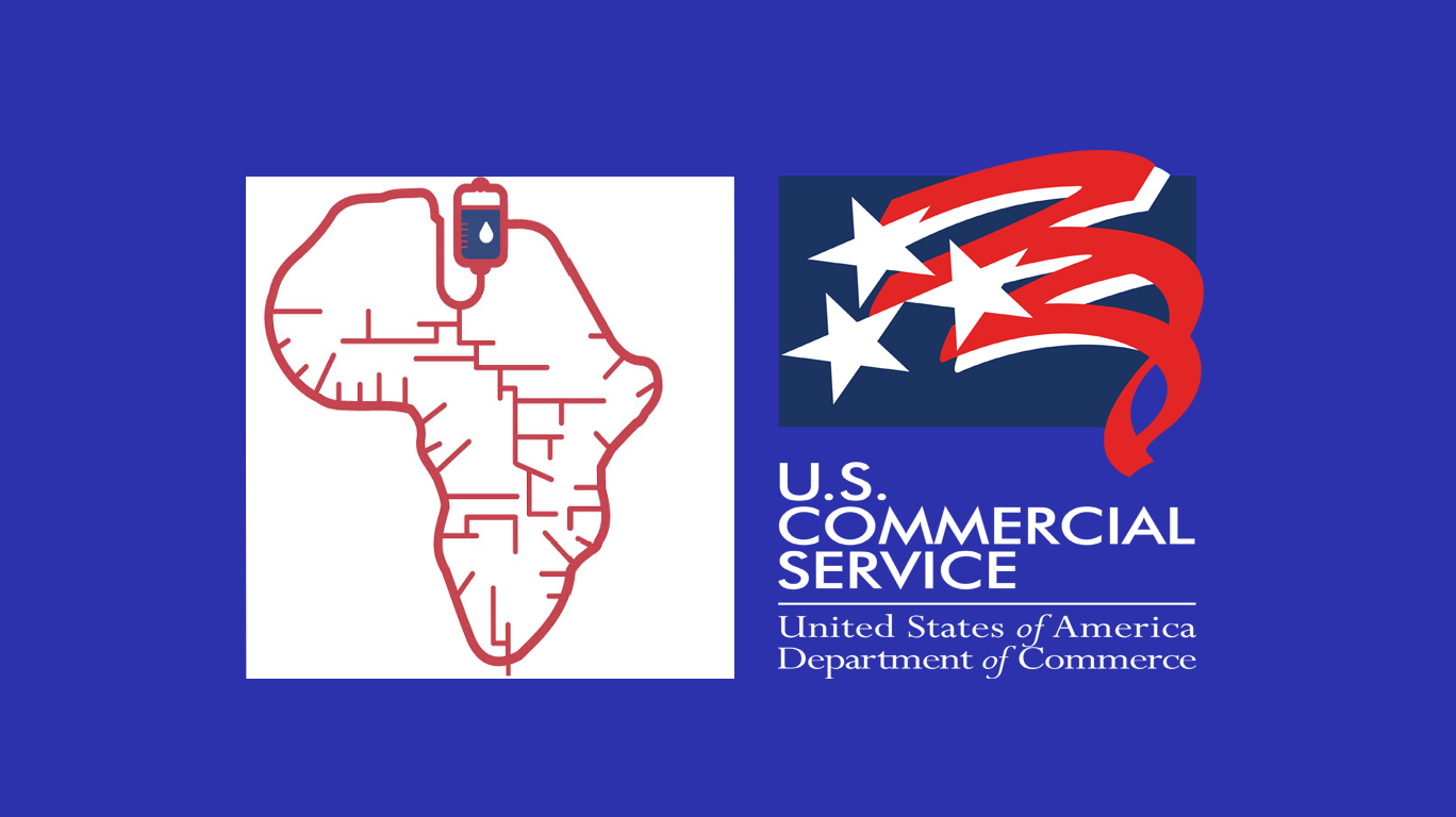 Map of Africa next to the logo for the US Commercial Service