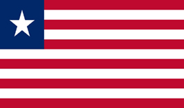 Liberia flag vector image