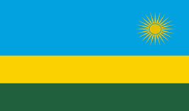 Rwanda flag vector image
