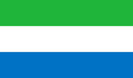 Sierra Leone flag vector image