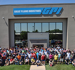 Group picture of Great Plains' employees