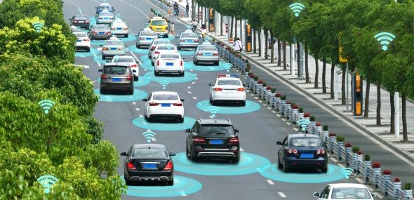 smart cars on highway