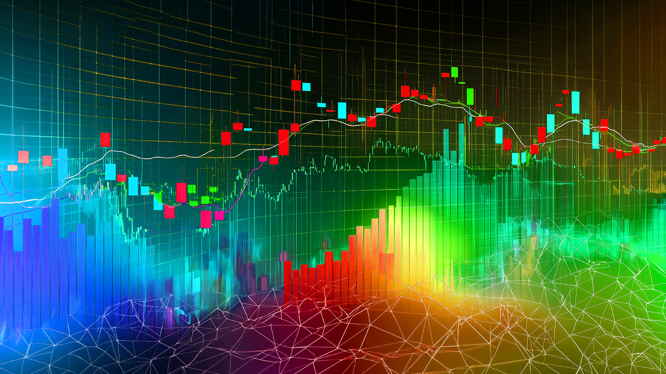 colorful charts and graphs