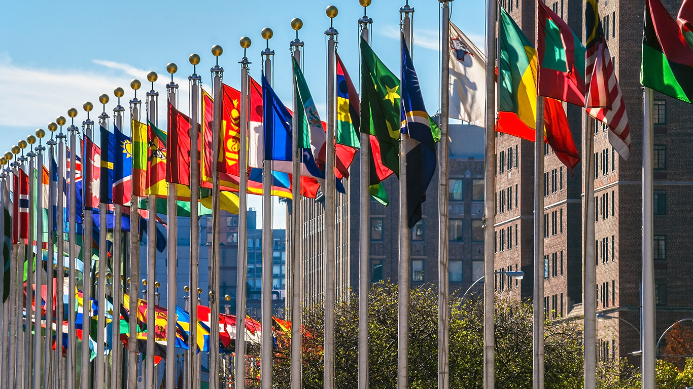 Flags of the UN