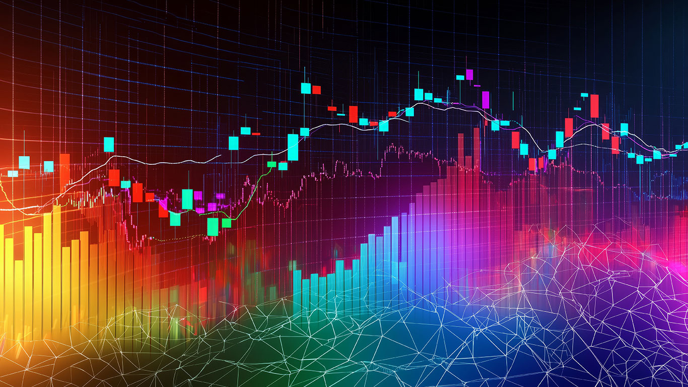 colorful charts and graphs