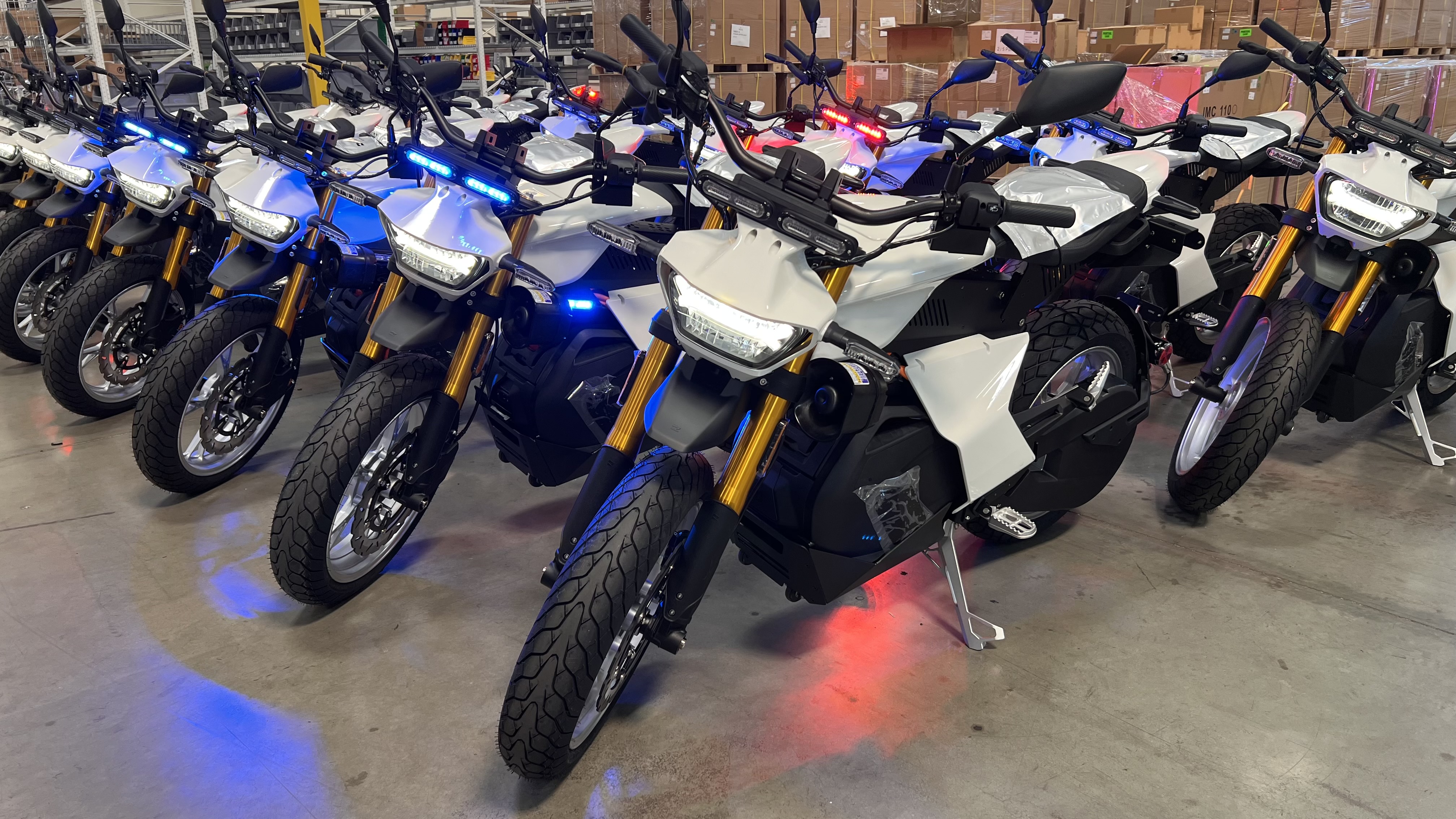 Photo of Ryvid Motorcycles in Warehouse