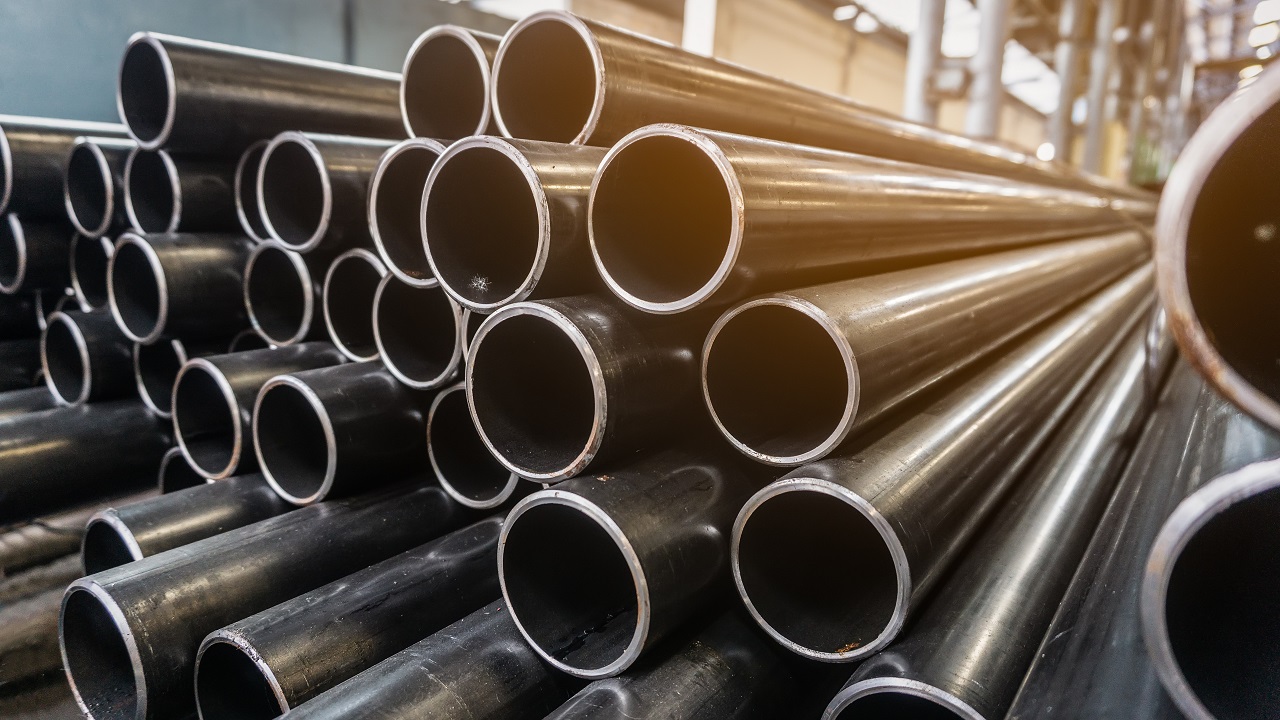 Picture of sheet metal pipes, an item that MGK exports.