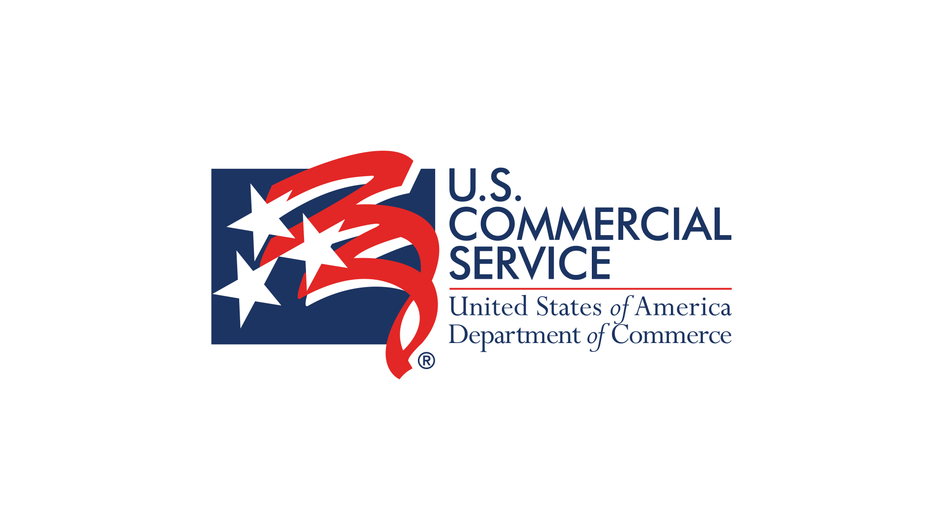 United States Commercial Service text with red and blue flag logo to the left.