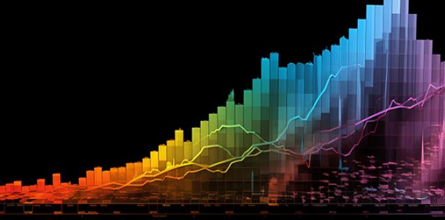 holographic waterfall chart