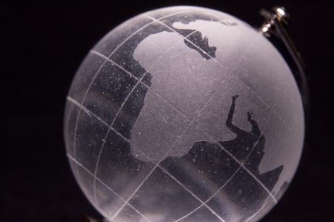 Globe with African Continent in Center