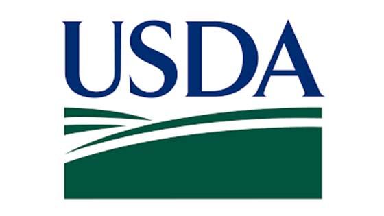 USDA logo with green fields