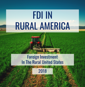 FDI in Rural America Report Cover Image. 
